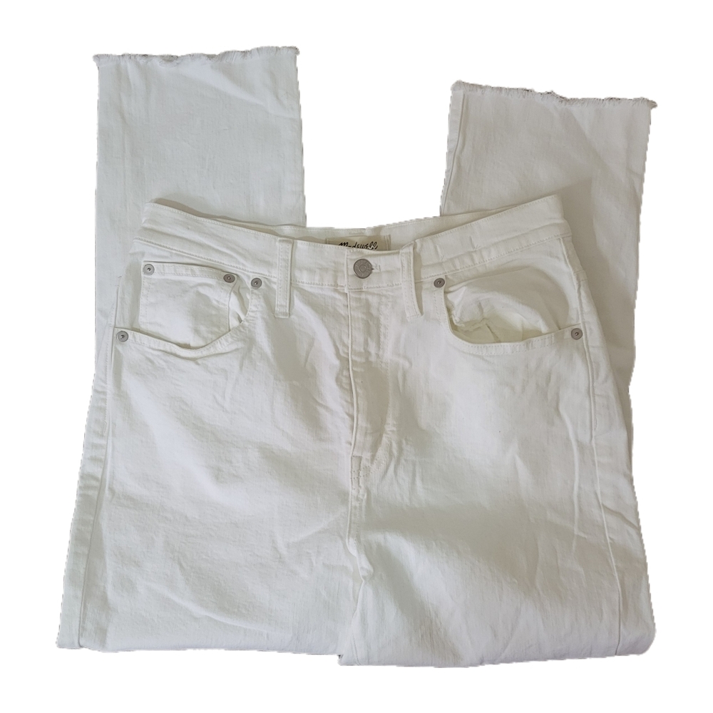 Madewell White Denim Jeans